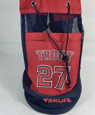 Mike Trout #27 Los Angeles Angels Yakult SGA Cooler Backpack NEW Cover