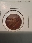1956 D AMERICAN CENT CIRCULATED LINCOLN WHEAT DENVER MINT PENNY VTG 1950S