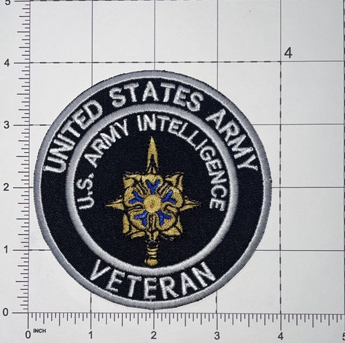 US Army US Army Intelligence Veteran Patch Hook & Iron-On Repro New ...