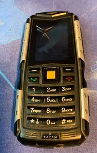 Kazam Life R5 Black Unlocked Rugged Mobile Button Phone - Screen cracked - Picture 1 of 10