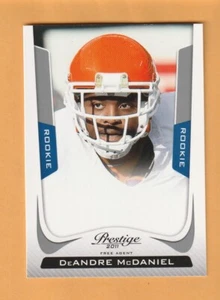 DeAndre McDaniel Clemson Tigers 2011 Prestige #231 RC Tallahassee Florida 4H - Imagen 1 de 2