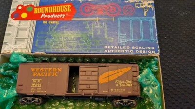 Roundhouse HO 40' Box Car #19544 W.P, NOS - Image 1 of 4