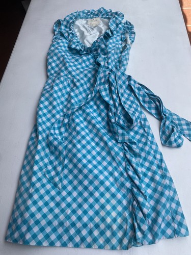 Abito da donna Kate Spade in seta cotone arricciacapelli taglia 4