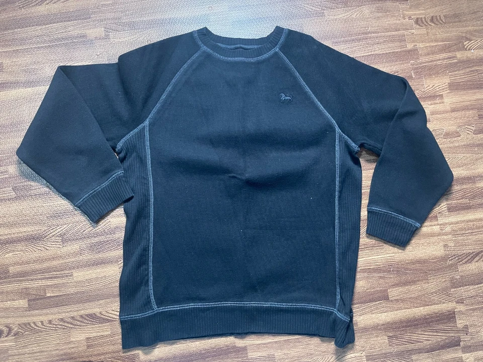 Sudadera Old Navy para niños cuello redondo manga larga negra algodón talla L (10-12) Foto 1 de 4