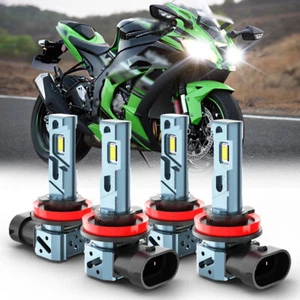 for Kawasaki zx14r zx14r 1400 4x LED Headlight pieces lightweight Set 2006-2020 - Bild 1 von 12
