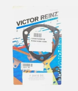 NEW Victor Reinz Exhaust Header Flange Gasket 3.5" ID Triangular 3 Bolt F20416SG - Foto 1 di 2