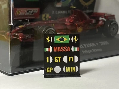 Pitboard 1:43 (Pizarra F1) / Felipe Massa (Ferrari) 2016 / 1ª victoria en GP de F1 Foto 1 de 3