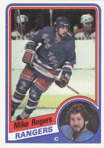 84/85 TOPPS..MIKE ROGERS..NRMT..CARD # 114..RANGERS..FREE COMBINED SHIP