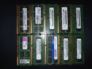 Laptop 2 Gb DDR3 Random RAM sticks Qty 10 1RX8, 2RX8 - Picture 1 of 2
