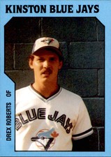 1985 Kinston Blue Jays TCMA #20 Drex Roberts Siler City North Carolina NC Card
