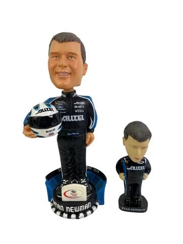 Lot Of 2: Ryan Newman Nascar Bobbleheads Forever Collectible Penske Racing Cover