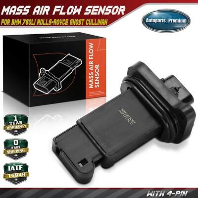 Mass Air Flow Sensor for BMW 760LI 2010-2015 Rolls-Royce Ghost 10-20 Cullinan - Image 1 of 4