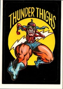 1983 Donruss Zero Heroes Vintage Sticker #46 Thunder Thighs  - Picture 1 of 2