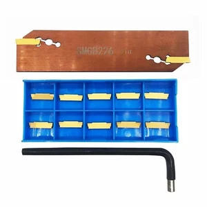 SMGB226 SMGB 26-2 2mm Parting Grooving Cut-Off Tool Holder +MGMN200-G inserts - Bild 1 von 8