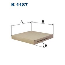 Espacio interior filtro Filtron k1187a