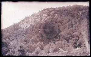 (1) ANTICO NEGATIVO IN VETRO FINE 1800, PRIMI '900, MONTAGNE NEW HAMPSHIRE??-2 - Foto 1 di 2