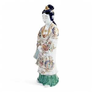 Antique Late 19th Century Kutani Japanee Porcelain Kannon Figurine - Picture 1 of 14