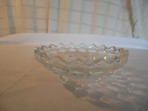 Fostoria American glass footed bowl - Picture 1 of 4