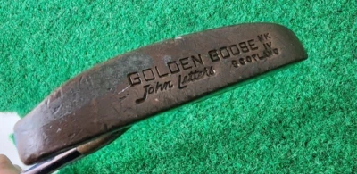 Vintage John Letters Golden Goose MK IV Scotland Putter RH 35.5" Steel Shaft - Image 1 of 4