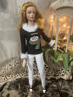 Top y pantalones muñeco de nieve para muñecas Tonner Tyler Wentworth de 16" Foto 1 de 4