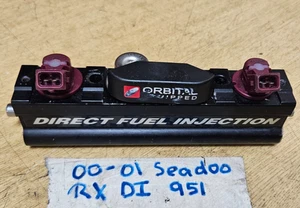 00-01 SEADOO RX DI 951 OEM Direct Fuel Distributor & Fuel Injector 275500510 - Picture 1 of 11