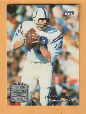 Johnny Unitas Baltimore Colts 1997 Upper Deck Legends #183 Louisville Cardinals - Image 1 of 2