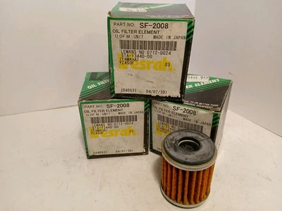  FILTRO DE ACEITE VESRAH SF2008 YAMAHA YZ 450F WR 250 YZ 250 F Pack de 3  Foto 1 de 2