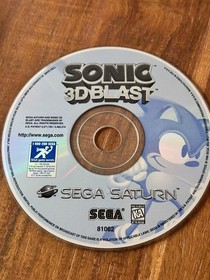 Sonic 3D Blast (Sega Saturn 1996) US Version Authentic Tested & Working