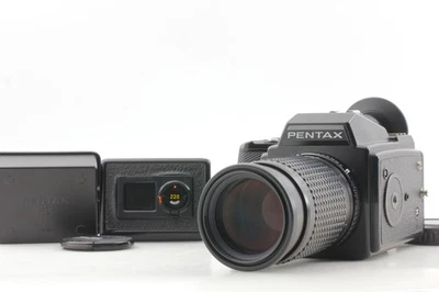 [Near MINT] Pentax 645 Film Camera SMC P A 200mm f4 Lens 120 220 Back From JAPAN - Image 1 of 4