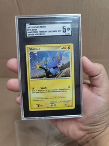 Pokemon Shinx Diamond/Pearl Black Star Holo Promo DP15 INVERTED BACK ERROR SGC 5 - Bild 1 von 3