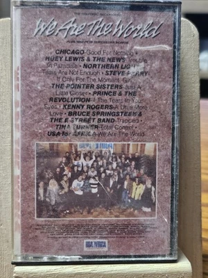 We Are the World USA For Africa Cassette Tape Vintage 1985 VERY HARD FIND RARE - Image 1 of 4