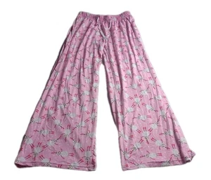 Hello Mello Lounge Hose Weihnachten Urlaub Schneemänner Neuheit Hose Pyjama Gr. M - Bild 1 von 5