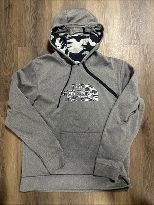 Sudadera con Capucha North Face Gris y Camuflada Talla Hombre Grande Usada Foto 1 de 4