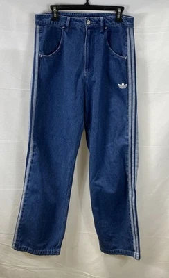 Jeans azul masculino Adidas tamanho 33 - Imagem 1 de 4