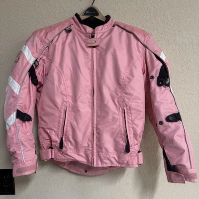 Chaqueta de motociclismo Cortech LRX para mujer XS rosa nailon DEFECTOS LEER Foto 1 de 4