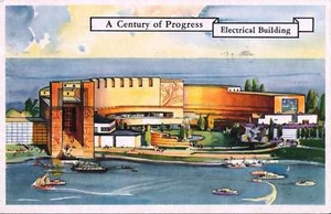 Postal eléctrica Bldg siglo de progreso de la Feria Mundial de Chicago 1933 - Imagen 1 de 1