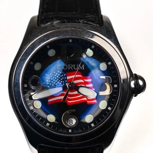 Corum Bubble American Flag 2000's 163.150.20 45mm Stainless Steel Quartz 30m - Picture 1 of 17