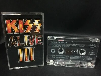 Kiss Alive III Cassette Tape (Mercury 1993) Rock 90s - Image 1 of 4