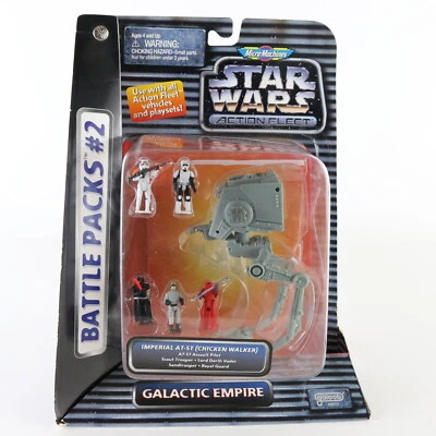 Micro Machines Star Wars Battlepack 2 Imperial Empire At-st Galoob 68010 - Image 1 of 4