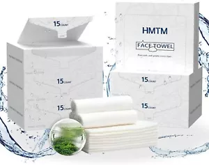 10”×12” disposable face towels—90 - count(6 - pack) for sensitive skin - Picture 1 of 49