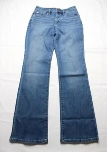 International Concepts Women's Mid-Rise Bootcut Jeans BL1 Light Indigo Size 4 - Picture 1 of 4