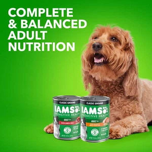 Classic Ground Chicken or Lamb Wet Dog Food, 13 oz Cans (12 Pack Variety) - Picture 1 of 7