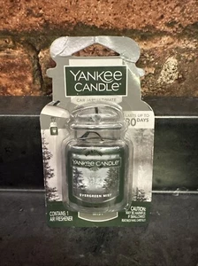 Yankee Candle Evergreen Mist Car Jar Ultimate Air Freshener - Picture 1 of 6
