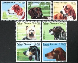 GUINEA BISSAU 1988 # 742-48 Dogs Mint NH (LotG851) - Picture 1 of 1