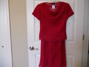 Positive Attitude 2 pc dress fuchsia 4P NWT - Picture 1 of 3