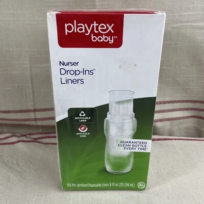 Вкладыши Playtex Baby для детских бутылочек Playtex 8-10 унций 100 карат новые - Изображение 1 из 4