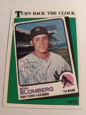 1988 Topps Ron Blomberg New York Yankees #663 signed autographed
