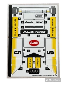 NEW LEGO | Sticker Sheet Set 76897 Speed Champions 1985 Audi Sport Quattro S1 - Picture 1 of 1