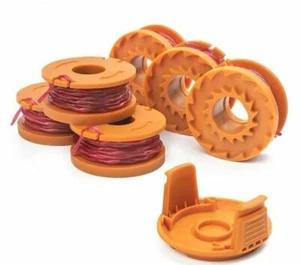 Ersatz Rasentrimmer Spule 10 Fuß Kappen Schnur Unkrautfresser für Worx WA0010 TL04 - Bild 1 von 11