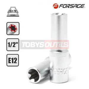 Douille longue E12 1/2" E-TORX E-12 TORX femelle Cr-V L75mm FORSAGE F-5467712 - Bild 1 von 3